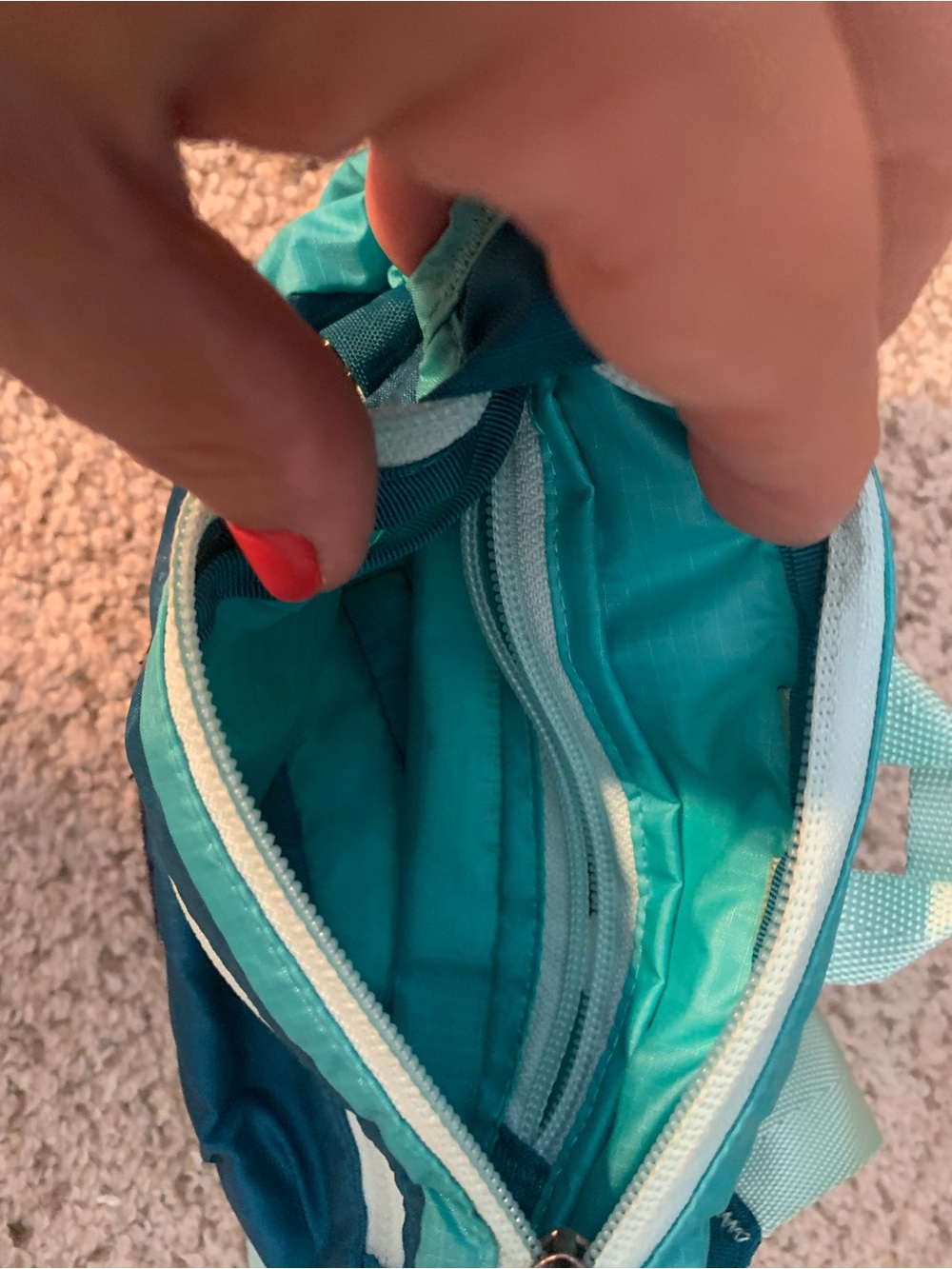 Patagonia Teal and Aqua Hip Pack - Picture 3 of 4